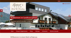 Desktop Screenshot of landhaus-gabriel.at
