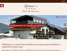Tablet Screenshot of landhaus-gabriel.at